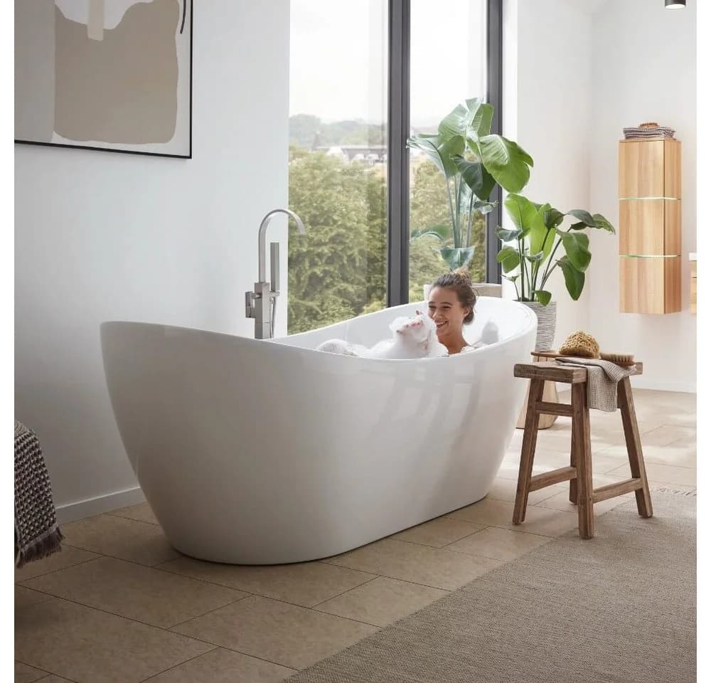 HOME DELUXE Whirlpool-Badewanne OVALO PLUS mit 12 Hydrojets - Bild 3