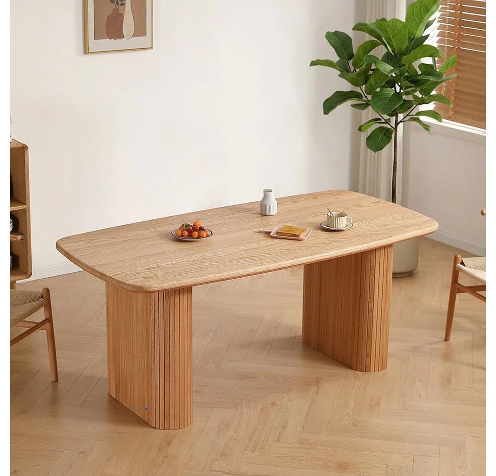 HOME DELUXE Esstisch Eiche geölt ARENOS, Echtholztisch, Hochwertiges Eichenholz
