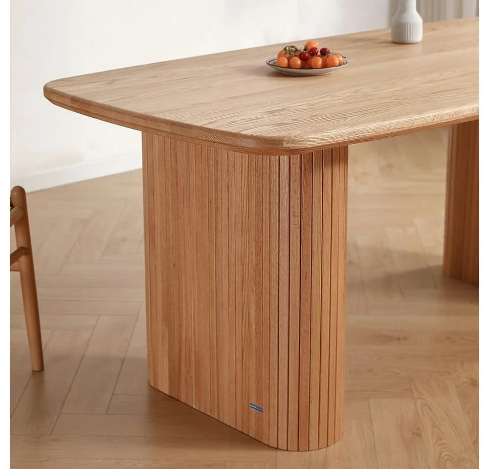 HOME DELUXE Esstisch Eiche geölt ARENOS, Echtholztisch, Hochwertiges Eichenholz - Bild 4