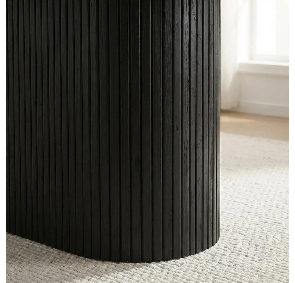 HOME DELUXE Esstisch Eiche geölt RABOS Schwarz - Bild 3