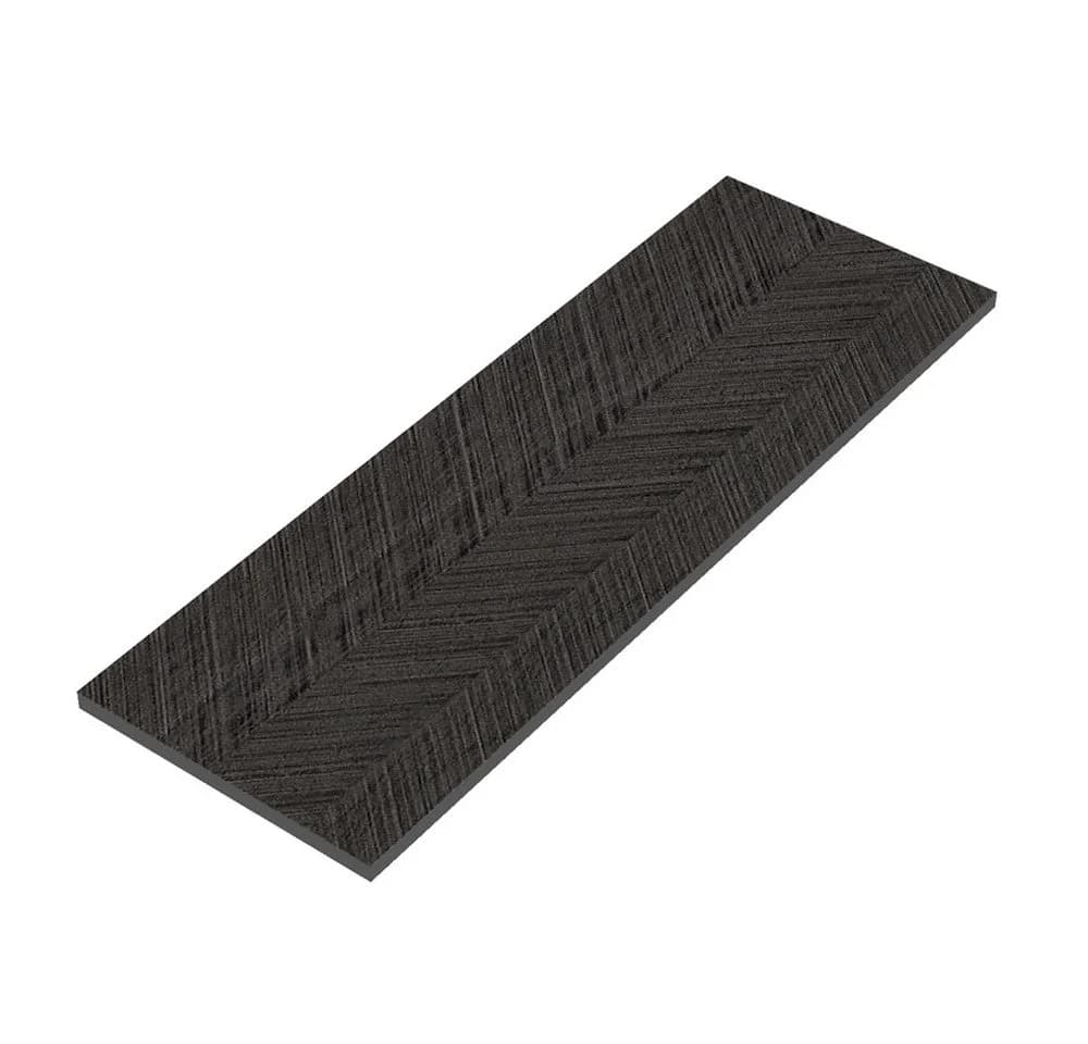 HOME DELUXE Wandpaneel VENOM Fischgräte Graphit-Holz PVC Feuchtraum - Bild 3