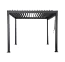 HOME DELUXE Lamellenpavillon ROVAS Anthrazit mit verstellbaren Lamellen Bild 5