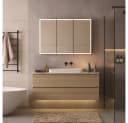 HOME DELUXE LED-Spiegelschrank EVE Schwarz Anti-Beschlag-System Bild 2