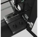 HOME DELUXE LED-Spiegelschrank EVE Schwarz Anti-Beschlag-System Bild 5