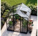 HOME DELUXE Gewächshaus ALBORA Schwarz Polycarbonat Bild 1