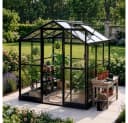 HOME DELUXE Gewächshaus ALBORA Schwarz Polycarbonat Bild 2
