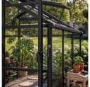HOME DELUXE Gewächshaus ALBORA Schwarz Polycarbonat Bild 4