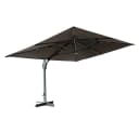 HOME DELUXE Sonnenschirm LED DIARO Grau 400x300 cm 360° Drehfunktion Bild 2
