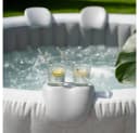 HOME DELUXE Whirlpool SPLASH Aufblasbar Grau mit Sonnendach Bild 5