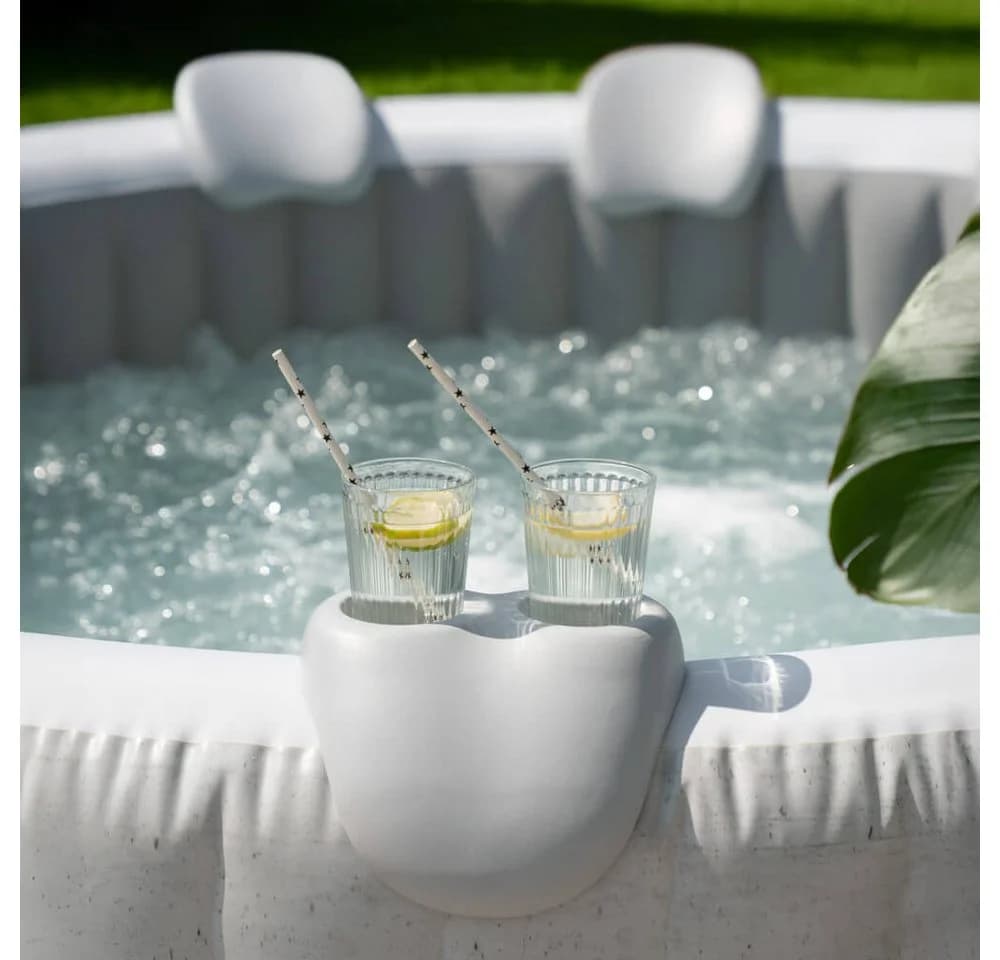 HOME DELUXE Whirlpool SPLASH Aufblasbar Grau mit Sonnendach - Bild 5