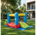 HOME DELUXE Hüpfburg FABI mit Gebläse & Basketballkörben Bild 2