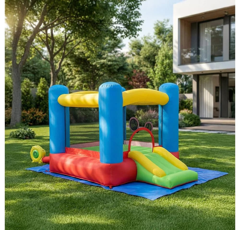 HOME DELUXE Hüpfburg FABI mit Gebläse & Basketballkörben - Bild 2