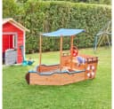HOME DELUXE Sandkasten MATSCHEKISTE Segelschiff Bild 1