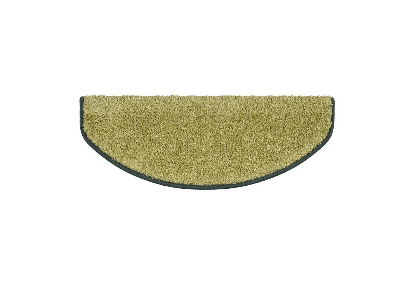 Karat Stufenmatte Kleopatra Halbrund Grün 100% Polypropylen