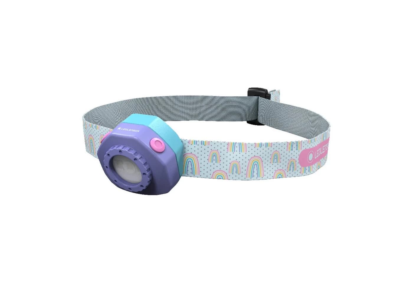 Ledlenser LED Stirnlampe Kidled4R Lila 3 Farbmodi Blinkfunktion wiederaufladbar - Bild 2