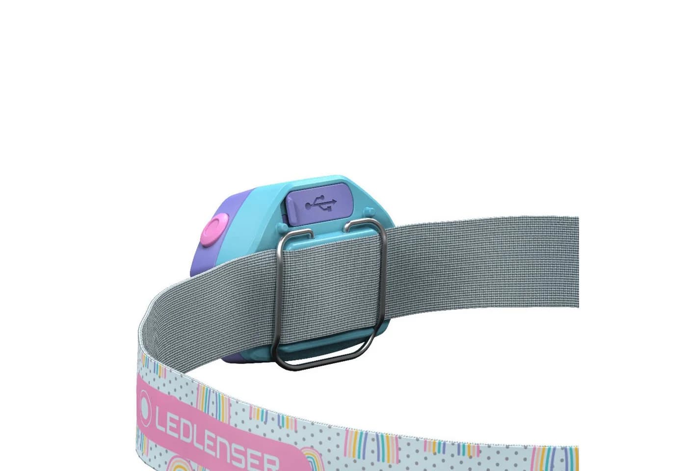 Ledlenser LED Stirnlampe Kidled4R Lila 3 Farbmodi Blinkfunktion wiederaufladbar - Bild 3