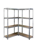 SCHULTE Regalwelt Schwerlastregal Flex Modular Silbern Bild 3