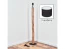 hofstein Stehlampe Skandinavisch Holz/Metall Stoffschirm E27 Bild 5