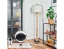 hofstein Stehlampe E27 Stoffschirm Skandinavisch Bild 4