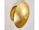 hofstein Wandleuchte »Godo« Wandlampe Runde Metall Gold Bild 5