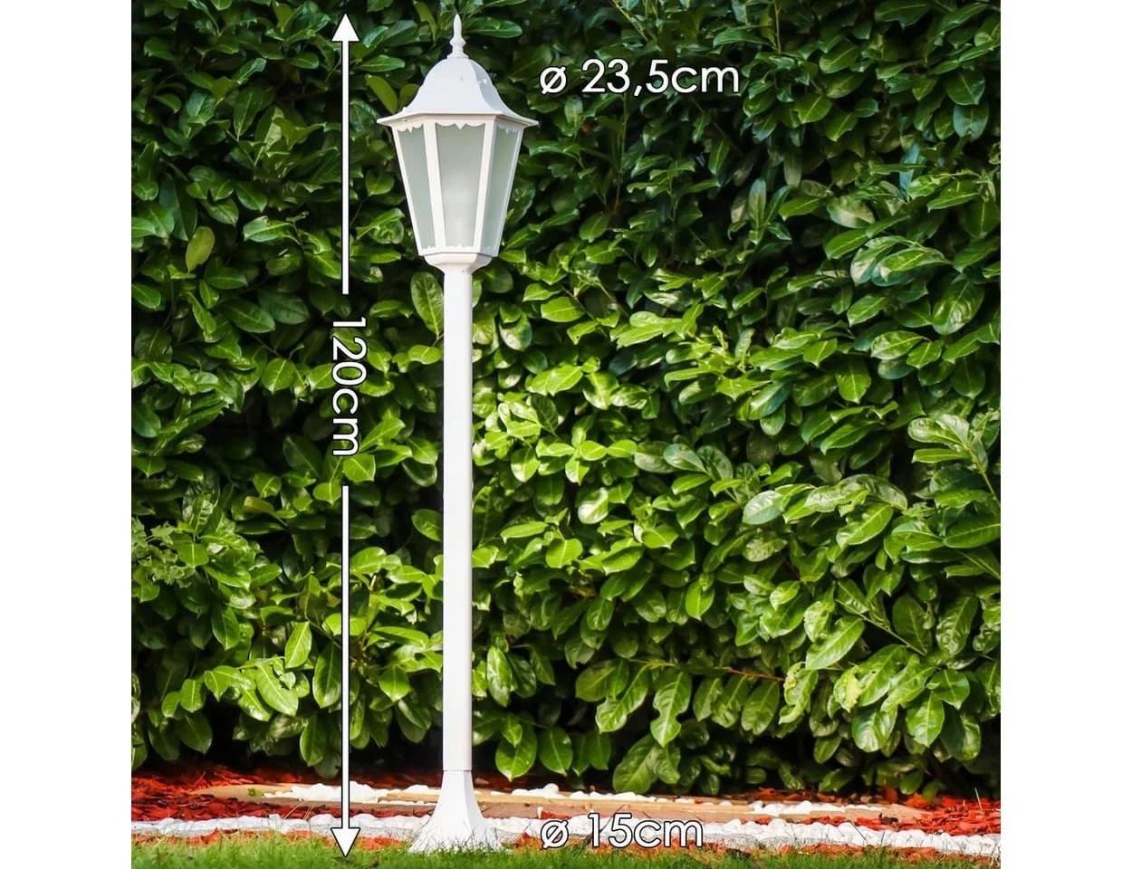 hofstein Außen-Stehlampe Fabiano 120cm E27 IP44 - Bild 3