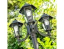 hofstein Außen-Stehlampe »Parco« Kandelaber 3-armig E27 IP44 Schwarz Bild 3