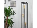 hofstein Stehlampe »Avola« Schwarz Messing Industrial Look E27 Bild 1