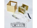 hofstein Wandleuchte Gold Aluminium Modern Dimmbar Bild 5