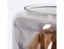 hofstein Tischleuchte Retro Schwarz Rauchglas Metall Bild 3