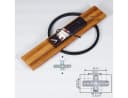 hofstein Deckenleuchte Holz LED Modern Braun/Schwarz Bild 5