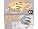 hofstein Deckenleuchte »Austis« Silber Dimmbar LED Bild 2