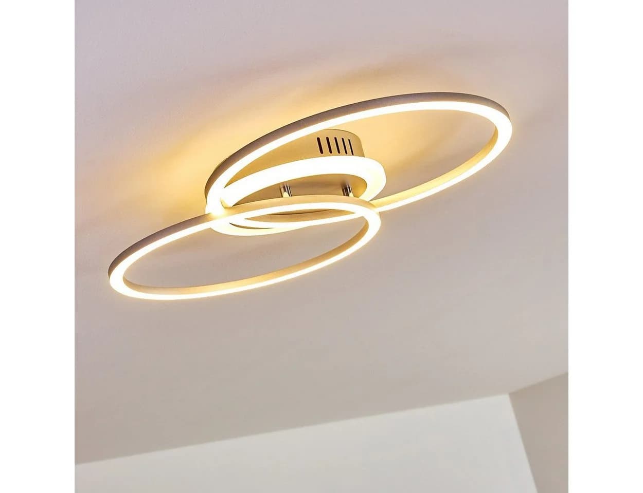 hofstein Deckenleuchte »Austis« Silber Dimmbar LED - Bild 3