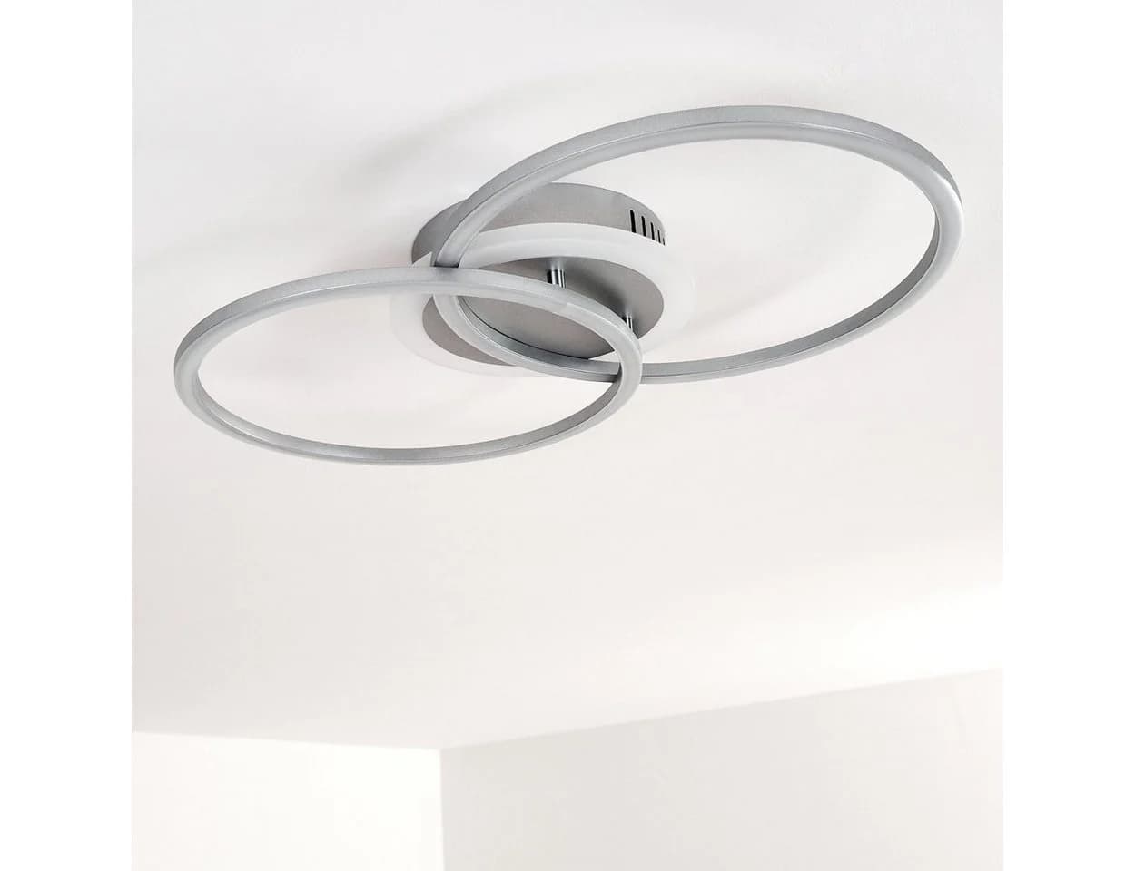 hofstein Deckenleuchte »Austis« Silber Dimmbar LED - Bild 5