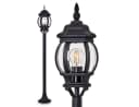 hofstein Außen-Stehlampe »Meyen« Schwarz E27 IP44 Aluguss Bild 2