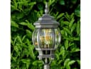 hofstein Außen-Stehlampe »Meyen« Schwarz E27 IP44 Aluguss Bild 5