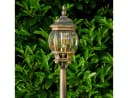 hofstein Außen-Stehlampe »Meyen« Braun/Gold Aluguss Bild 5