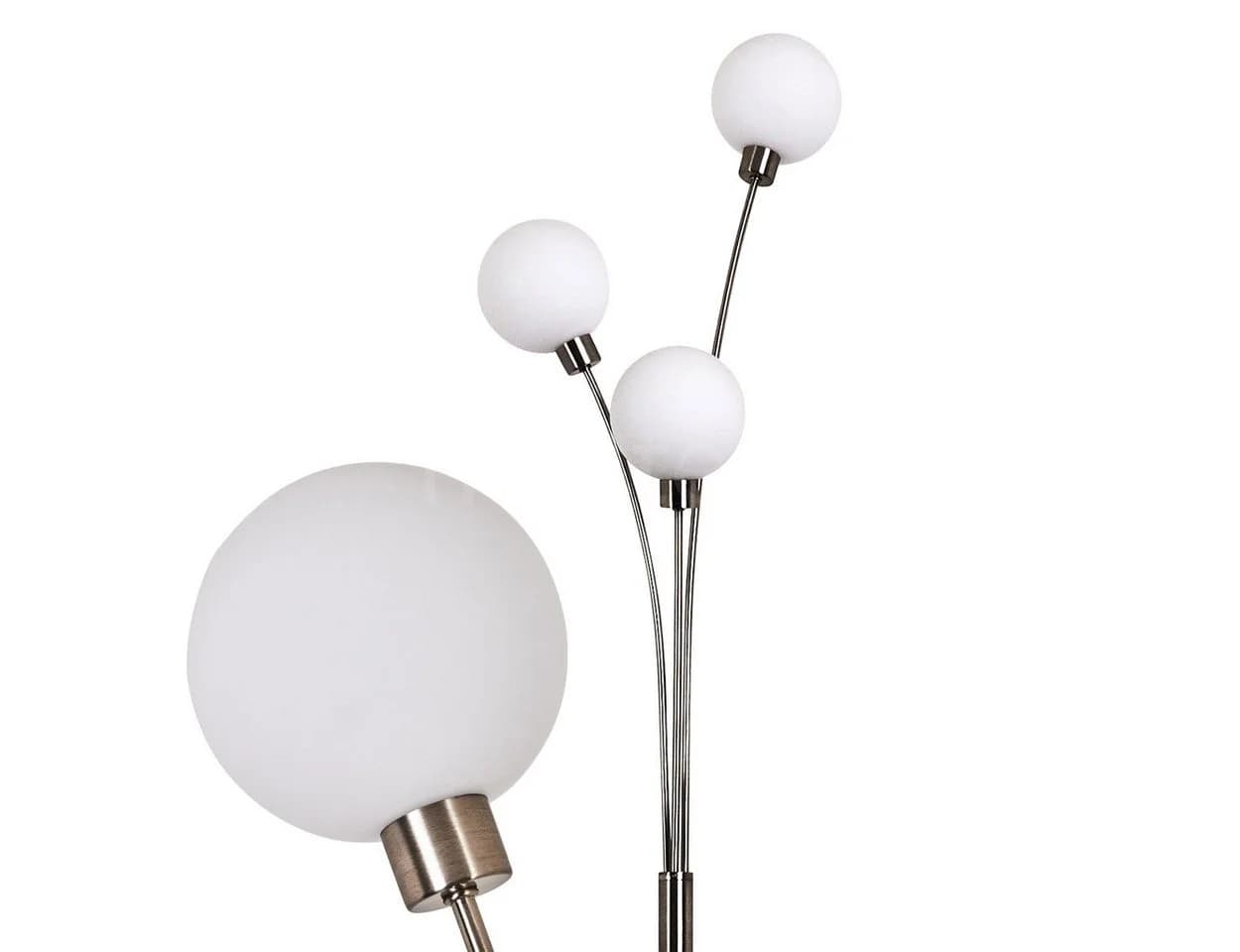 hofstein Stehlampe Lerici 3-flammig Dimmbar Weiß Metall - Bild 2