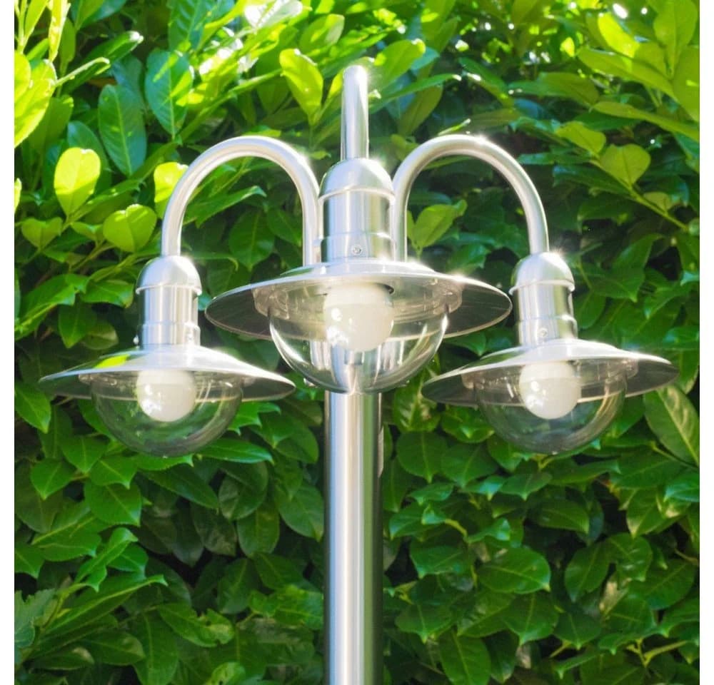 hofstein Außen-Stehlampe Verna Edelstahl 200cm - Bild 4