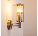 hofstein Außen-Wandleuchte Latiano Edelstahl Klarglas E27 Bild 4