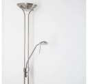 hofstein Stehleuchte Roppa dimmbar Nickel-Matt LED Bild 4