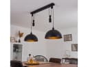 hofstein Pendelleuchte Cretajo Schwarz Industrial Design Hängeleuchte Bild 1