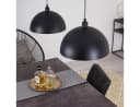 hofstein Pendelleuchte Cretajo Schwarz Industrial Design Hängeleuchte Bild 3