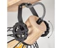 hofstein Deckenleuchte »Cotes« Holz/Metall Natur/Schwarz Gitter-Optik Bild 3