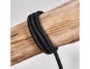 hofstein Pendelleuchte Campagnazza Schwarz/Natur Holz Metall Bild 4