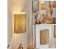 hofstein Wandleuchte Arenabianca Boho Schwarz/Natur E27 Bild 1