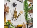 hofstein Wandleuchte Villafranca Schwarz/Gold Retro Design Bild 5