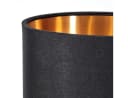 hofstein Tischleuchte »Coletta« Nachttischlampe Holz/Stoff Gold/Schwarz Bild 3