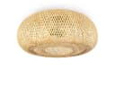 hofstein Deckenleuchte Decollatura Boho Metall/Bambus Gold/Natur Bild 2