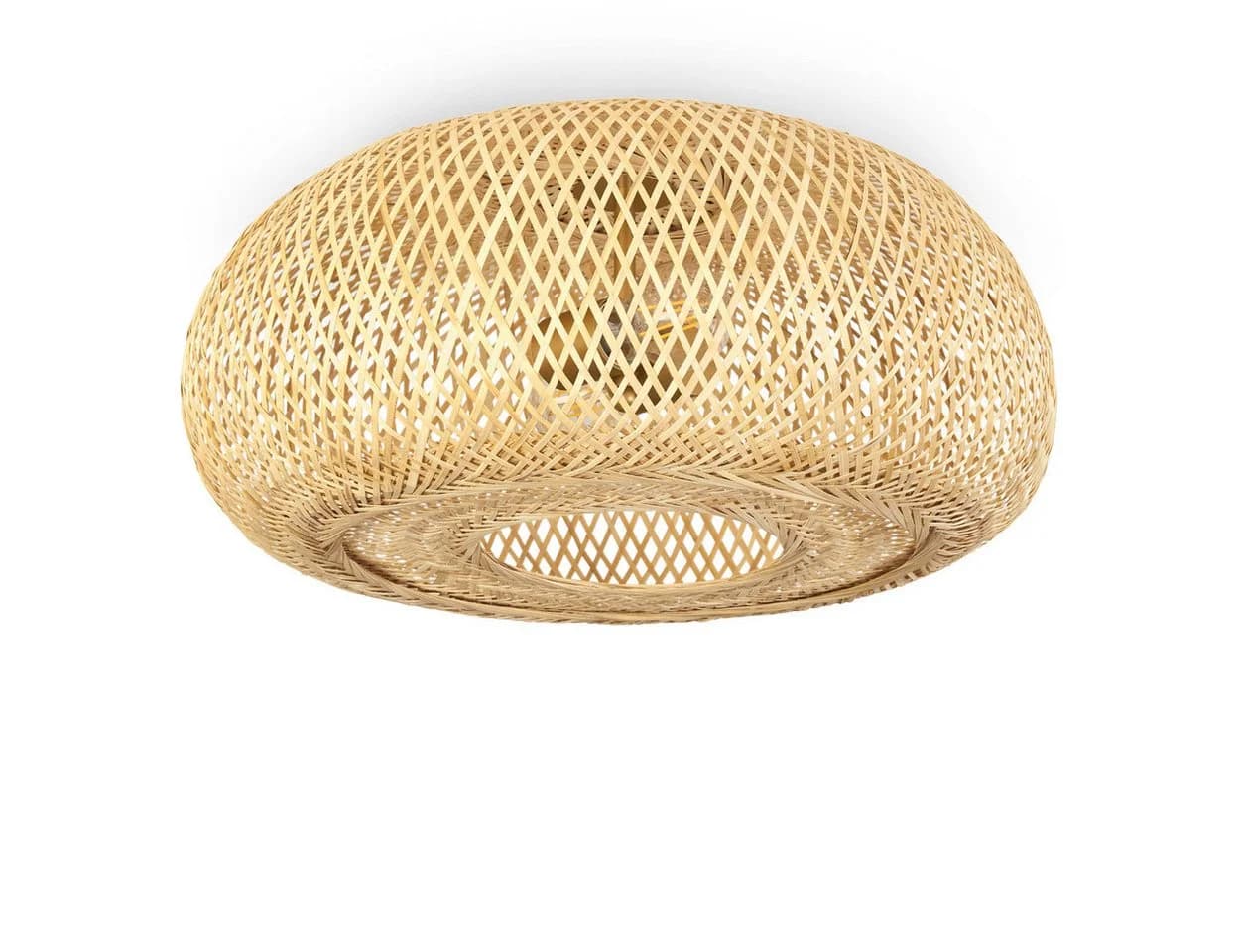 hofstein Deckenleuchte Decollatura Boho Metall/Bambus Gold/Natur - Bild 2