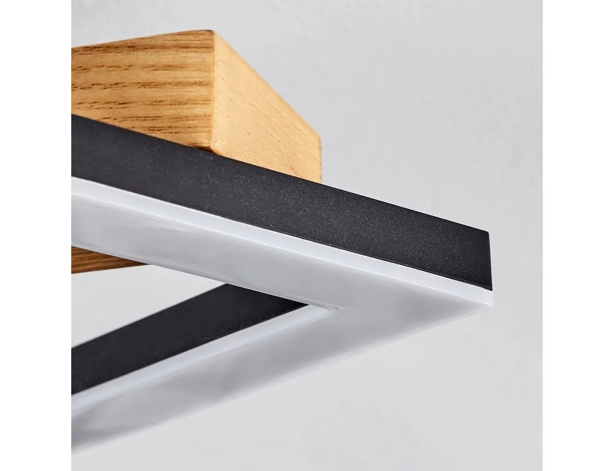 hofstein Deckenleuchte »Stoccareddo« Holz Metall Kunststoff 3000 Kelvin - Bild 3